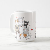 süße Tier Kaffee Tasse (Vorderseite Links)