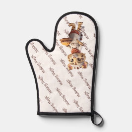 Süße Tier Koch Tiger Magie machen Ofenhandschuh