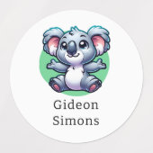 Süße Tier Labels Etiketten (Design 1)