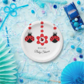 Süße Tier Ladybug Babydusche Papierplatte Pappteller (Party)
