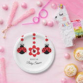 Süße Tier Ladybug Babydusche Papierplatte Pappteller (Party)