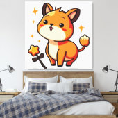 Süße Tier Leinwanddruck (Insitu (Schlafzimmer))