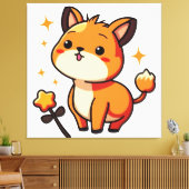 Süße Tier Leinwanddruck (Insitu (Wohnzimmer))