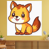 Süße Tier Leinwanddruck (Insitu (Wohnzimmer))