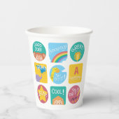 Süße Tier-Lohn für Motivierend Klassenzimmer Pappbecher (Vorderseite)