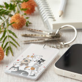 Süße Tier Lover Geschenk Schlüsselanhänger (Vorderseite rechts)