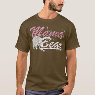 Süße Tier Mama Bear Familie Mommy Mama Bär T-Shirt