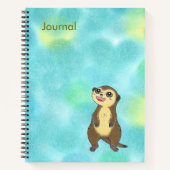 Süße Tier Meerkat Custom Spiral Notebook Notizblock (Vorderseite)