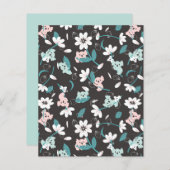 Süße Tier mit farbenfrohen Koala-Mustern und Blume (Vorne/Hinten)