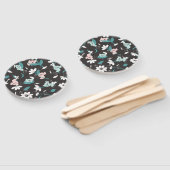 Süße Tier mit farbenfrohen Koala-Mustern und Blume Fächer (Non-assembled)