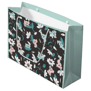 Süße Tier mit farbenfrohen Koala-Mustern und Blume Große Geschenktüte