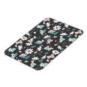 Süße Tier mit farbenfrohen Koala-Mustern und Blume Magnet (Linke Seite)