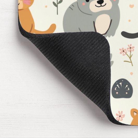 süße Tier Mousepad (Ecke)