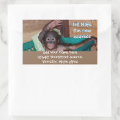 Süße Tier Neue Adressmarken Rechteckiger Aufkleber (Tasche)