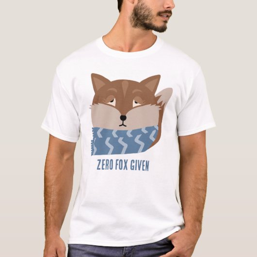 Süße Tier "Null Fox gegeben" T - Shirt (Vorderseite)