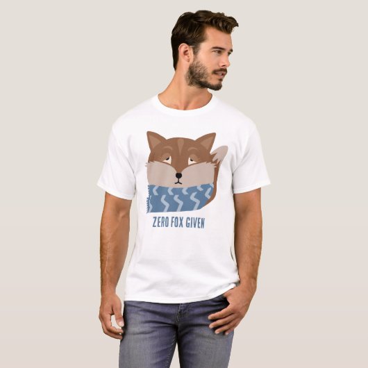 Süße Tier "Null Fox gegeben" T - Shirt (Vorne ganz)