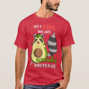 Süße Tier nur ein Mädchen, das Avocados und Rac Li T-Shirt