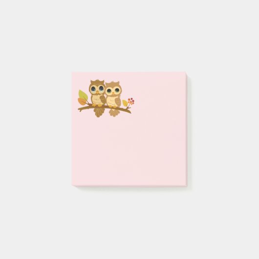 Süße Tier Owl Post-it® Notes Post-it Klebezettel (Vorderseite)