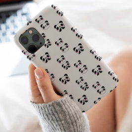 Süße Tier Panda Bärenmuster Girly trendy Case-Mate iPhone Hülle