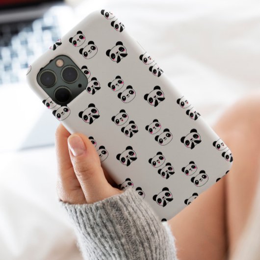 Süße Tier Panda Bärenmuster Girly trendy Case-Mate iPhone Hülle