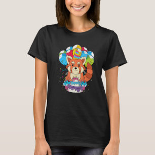 Süße Tier Panda Kindergeburtstag Party Red Panda T-Shirt