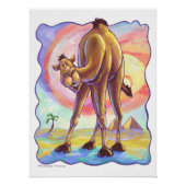 Süße Tier Parade Camel Art Poster (Vorderseite)