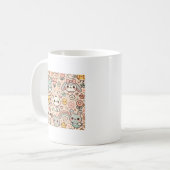 Süße Tier Pattern Tasse (Vorderseite Links)
