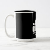 Süße Tier Periodischer Tisch Funny Chemistry Cat Zweifarbige Tasse (Links)