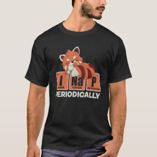 Süße Tier Periodisches Nickerchen Pajama Schlafen T-Shirt