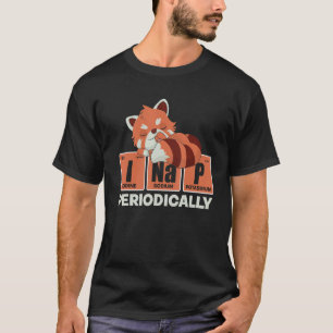 Süße Tier Periodisches Nickerchen Pajama Schlafen T-Shirt
