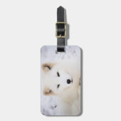 Süße Tier personalisiert Gepäckanhänger (Vorderseite vertikal)