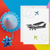 Süße Tier Piloten, Foto, Reise Erster Geburtstag Einladung