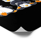 Süße Tier Pinguin Kinder Poster (Ecke)