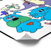 Süße Tier-Poster Poster (Ecke)