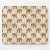 Süße Tier Print Elephant Stilvoll Trendy Mousepad (Vorne)