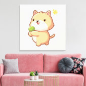 Süße Tier Prints Leinwanddruck (Insitu (Wohnzimmer))