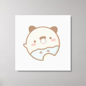 Süße Tier Prints Leinwanddruck (Vorderseite)