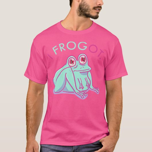 Süße Tier Puns Funny Frog T-Shirt (Vorderseite)