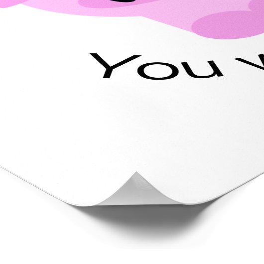 Süße Tier Rights Activist Poster (Ecke)