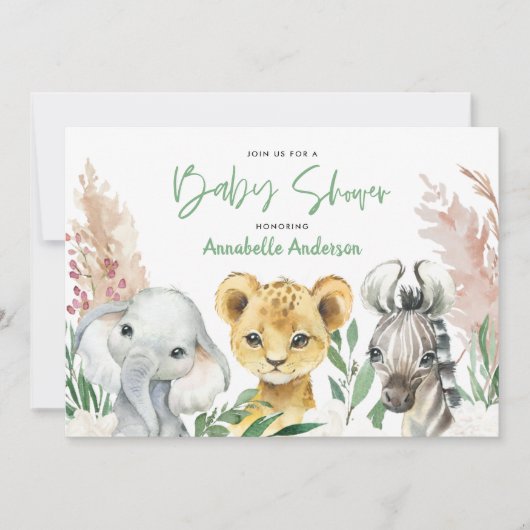 Süße Tier-Safari (Vorderseite)