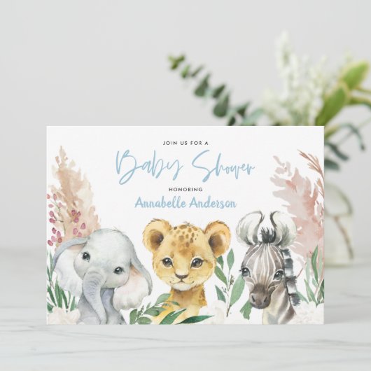 Süße Tier-Safari (Stehend Vorderseite)