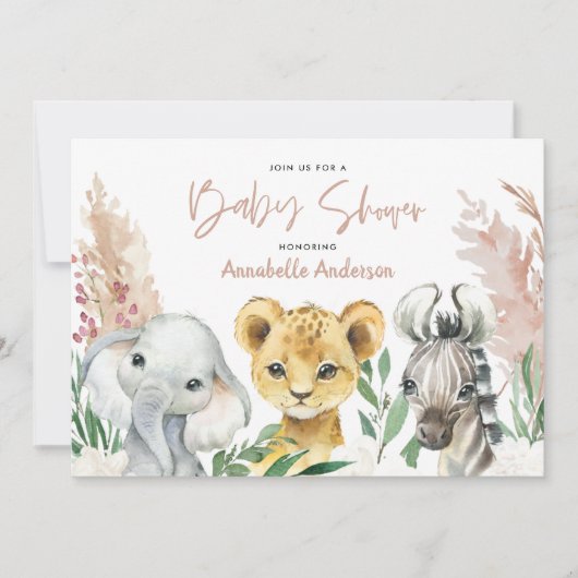 Süße Tier-Safari (Vorderseite)