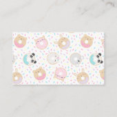 süße Tier spendet das Gewinnspiel Begleitkarte (Rückseite)