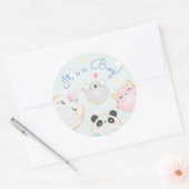 süße Tier spendet es ist ein Boy Sticker (Umschlag)