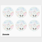 süße Tier spendet es ist ein Boy Sticker (Blatt)