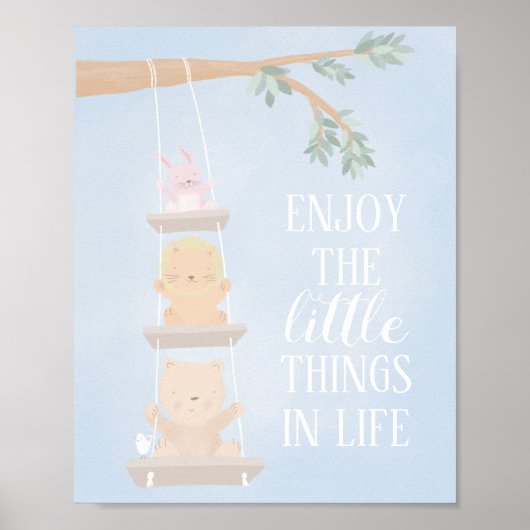 Süße Tier Swing Design Poster (Vorne)
