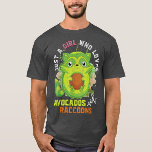 Süße Tier Trash Panda Avocado Lover Girls Frauen T-Shirt