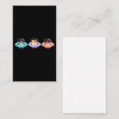 SÜSSE TIER UFO VISITENKARTE (Vorne/Hinten)