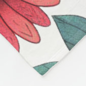 süße Tier und Natur Blätter Blumenbeete Fleecedecke (Ecke)
