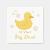 Süße Tier-Vogelspielzeug. Gelbe Dusche Serviette (Vorderseite)